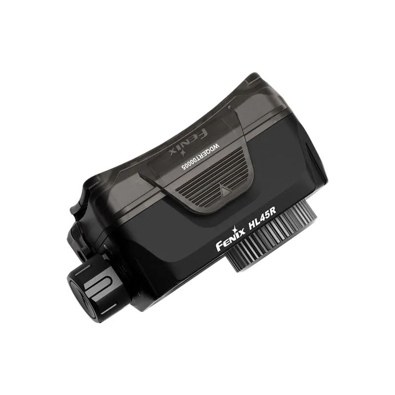- Voice-activated Fenix Sleek and smooth HL45R Black Headlamp