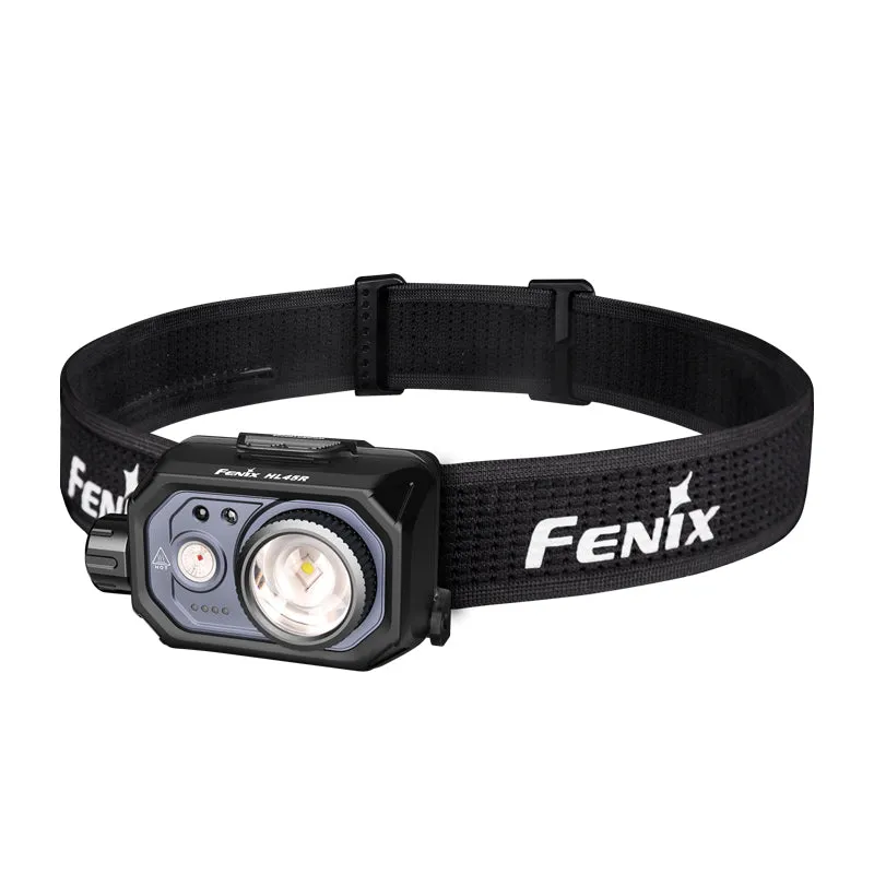 - Voice-activated Fenix Sleek and smooth HL45R Black Headlamp