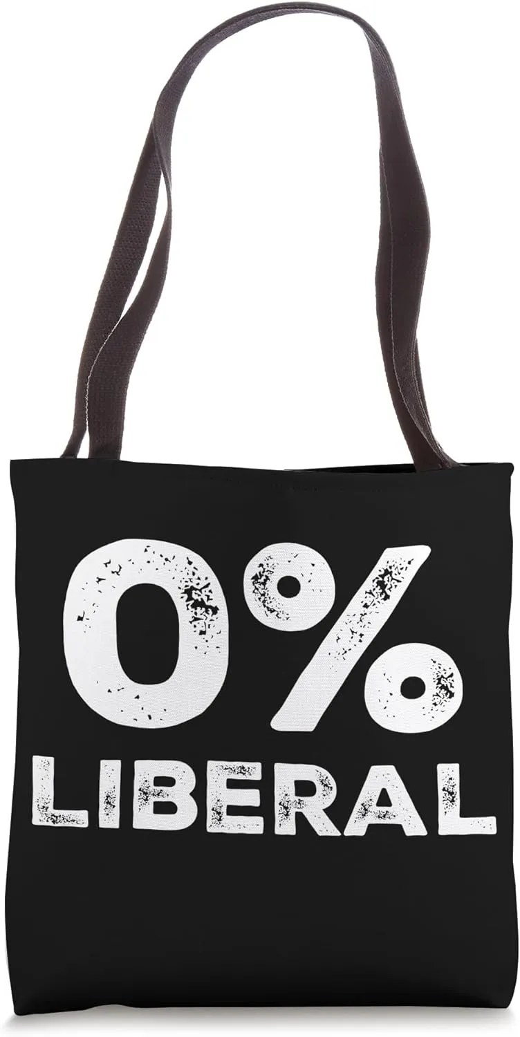 0% Liberal Tote Bag