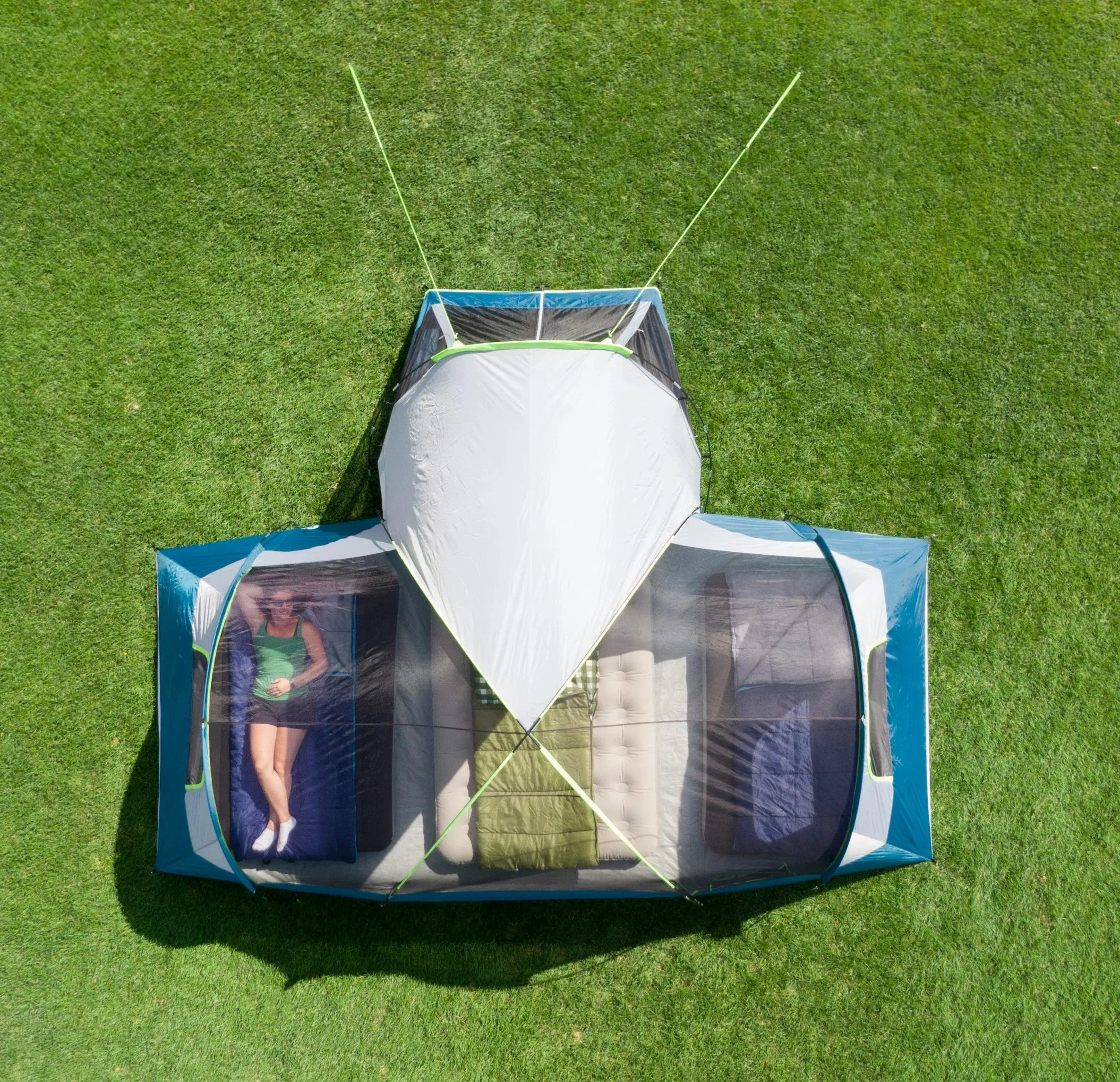 10-Person Spacious Dome Tent with Inviting Screen Porch