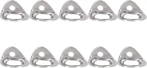 10 Piece Lightweight Stainless Steel Climbing Hangers for Rock Climbing, Cave Exploration, and Engineering Protection Anchors