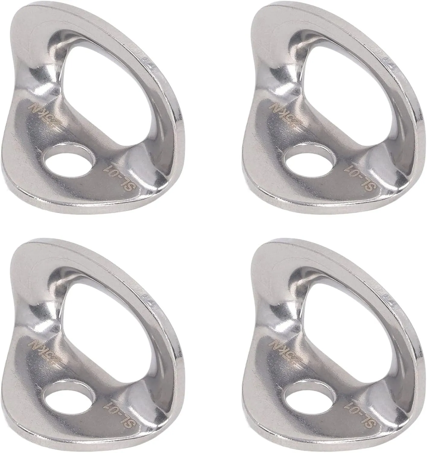 10Pcs Climbing Hanger Anchors,Lightweight Stainless Steel Rock Climbing Anchors for Cave Exploration Engineering