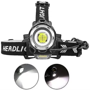 12000 Lumens Rechargeable Led Headlamp, Xhp90 Powerful Headlamps High Power Head