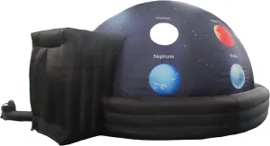 16.5ft Inflatable Planetarium Projection Dome Tent with Air Blower and Seperate PVC Mat for Education Platform, Schools, Museums, Science Centers Events