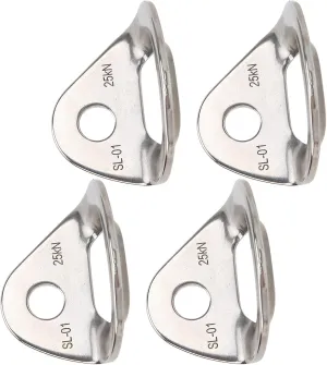 25 KN Climbing Hanger, Stainless Steel Rock Climbing Anchor, Sturdy for High Altitude, with Large Carrying Capacity, Easy to Install