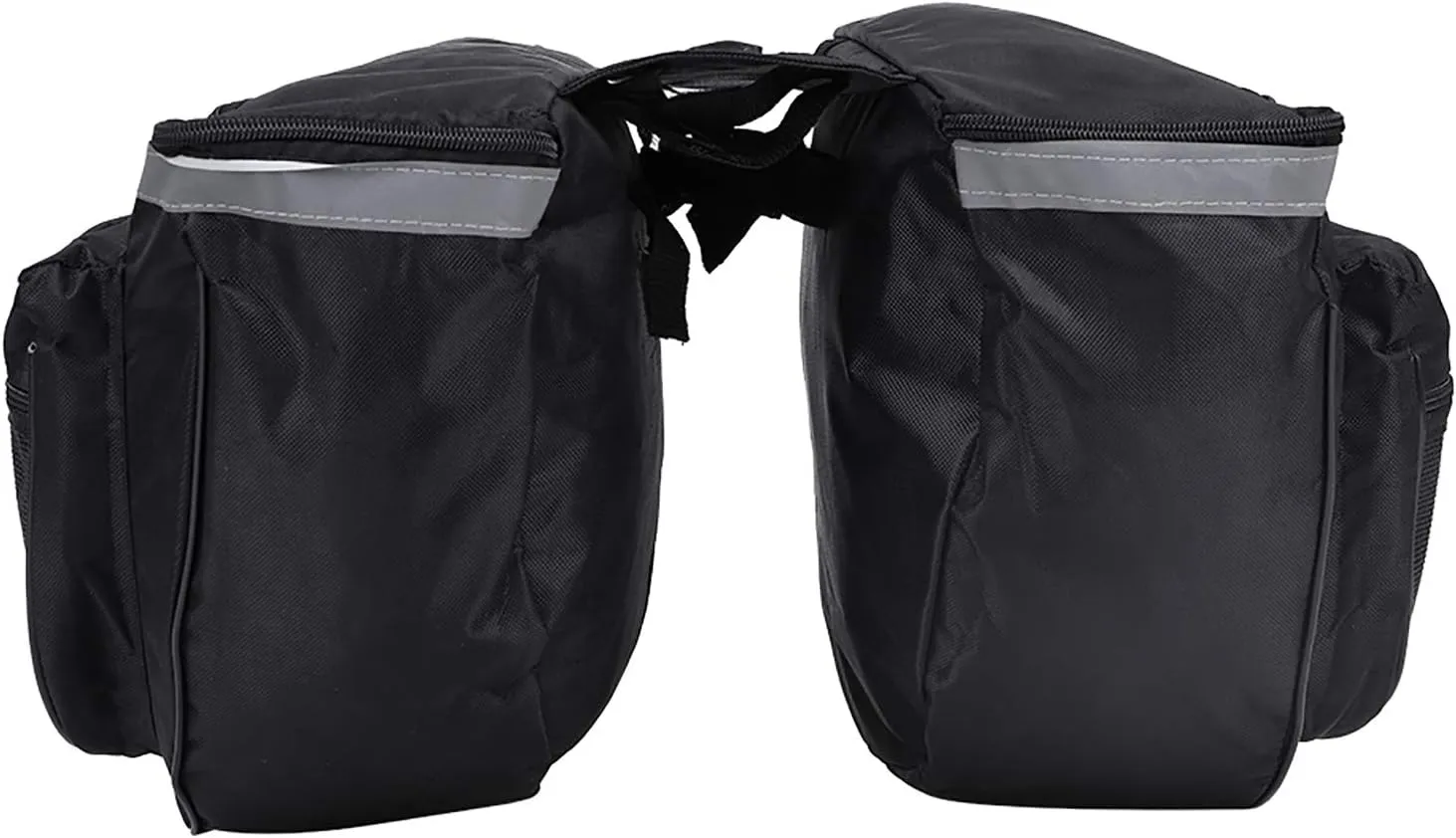 25L Rear Seat Bag, Reflective Waterproof Double Side Bike Saddle Bag Bike Rack Tail Bag Bike Rear Seat Trunk Storage Organizer Bag, Bike Rear Carrier Bag,Double Pannier
