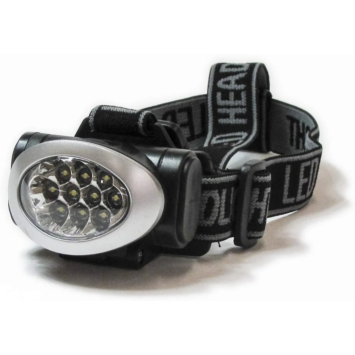 3-Pack: Impecca Water Resistant 20 Lumens 10 LED Headlamp