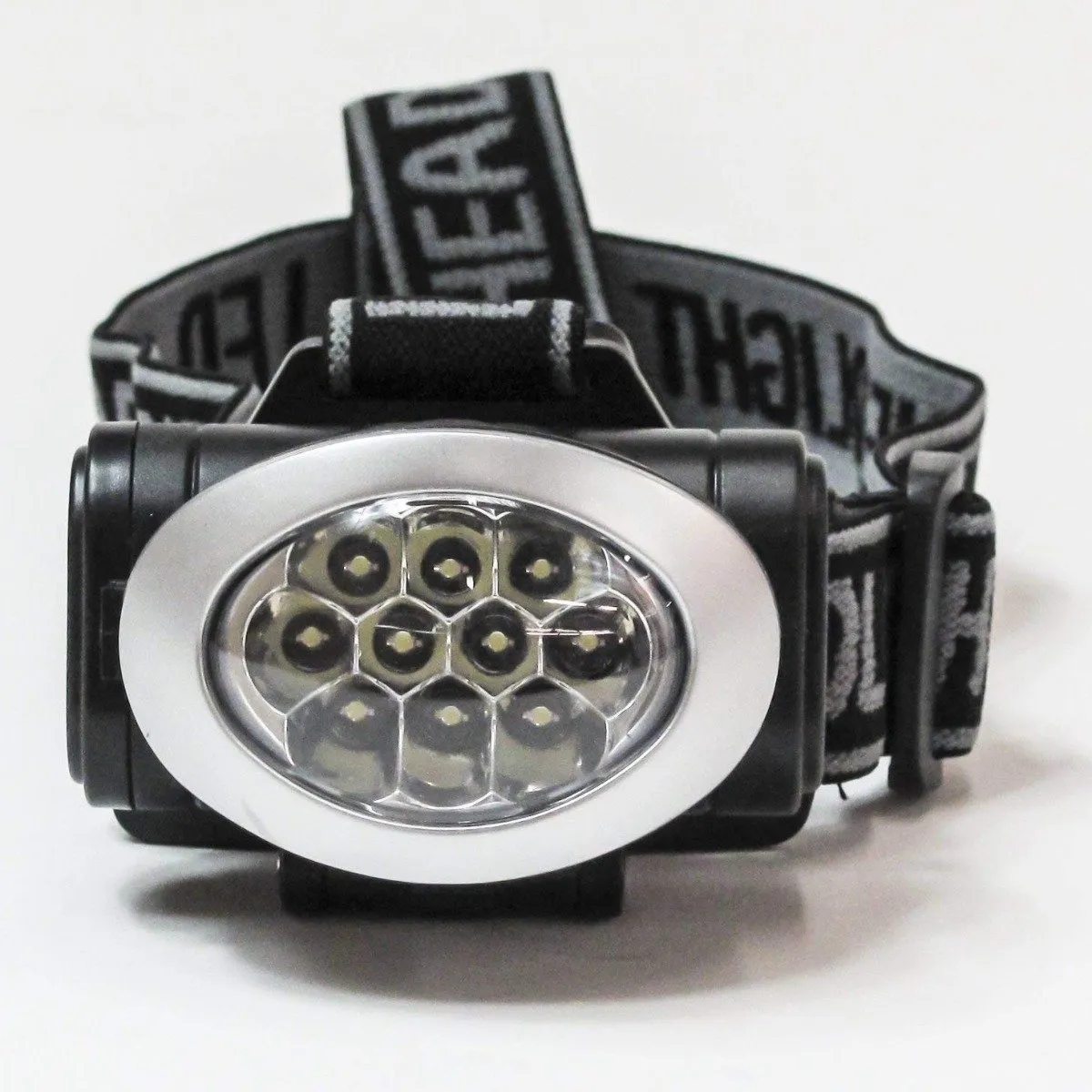 3-Pack: Impecca Water Resistant 20 Lumens 10 LED Headlamp