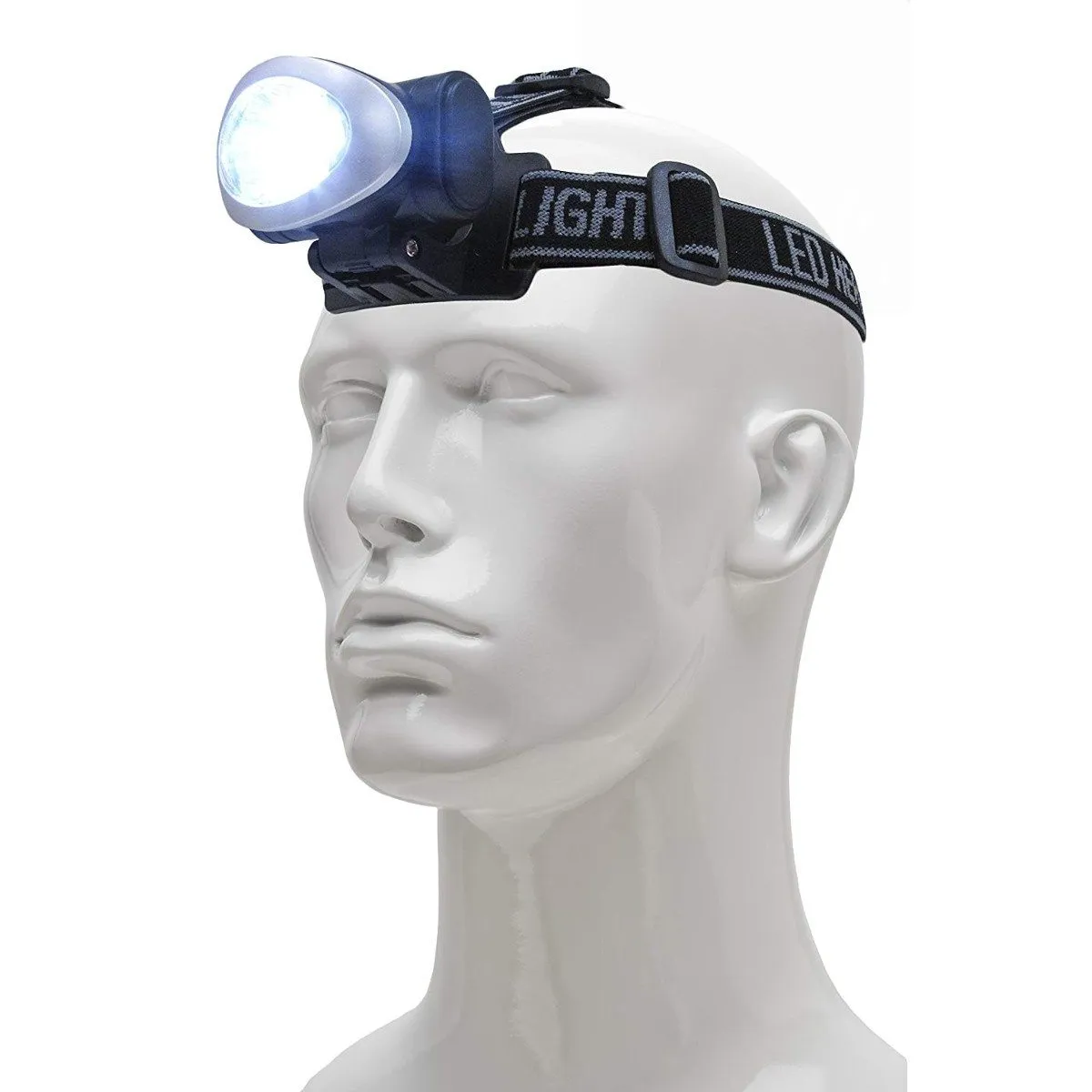 3-Pack: Impecca Water Resistant 20 Lumens 10 LED Headlamp