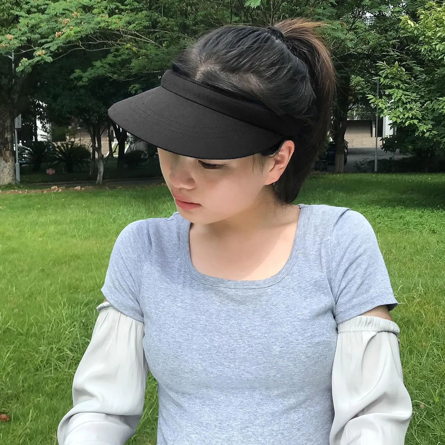3 Pack Sports Sun Visor Hat Women Men Adjustable Clip On Visors Outdoor Golf Beach Cap