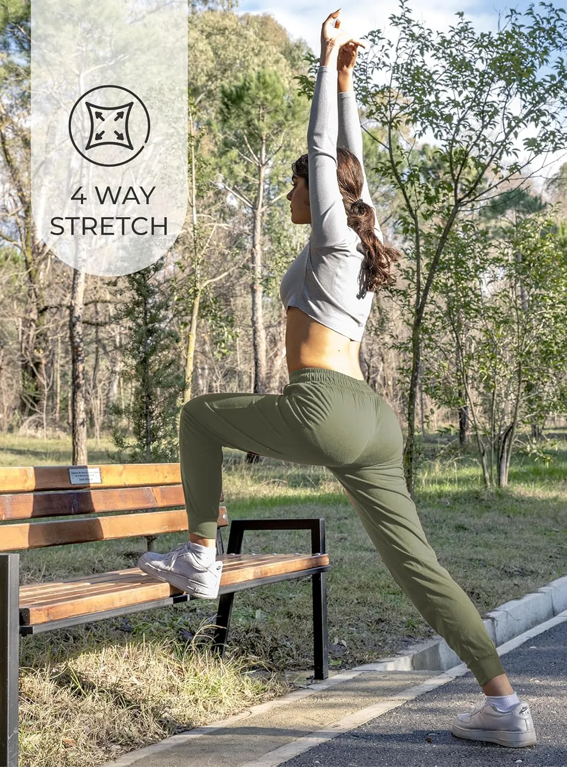 3 Pack: Women's Ultra-Soft Lounge Joggers Sweatpants Athletic Yoga Pants with Pockets