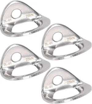 316 Stainless Steel Climbing Hanger Rock Hangers for Outdoor Climbing and Exploration Mountaineering and Rock Climbing Tools
