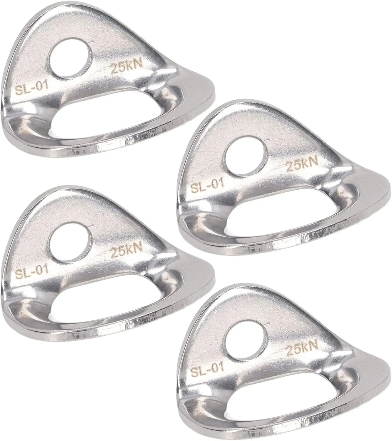 316 Stainless Steel Climbing Hanger Rock Hangers for Outdoor Climbing and Exploration Mountaineering and Rock Climbing Tools