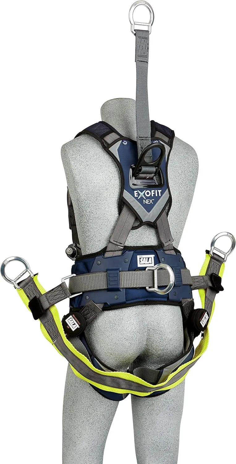 3M DBI-SALA ExoFit X300 Comfort Oil & Gas Climbing/Suspension Safety Harness 1113306, Medium