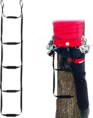 5 Step Climbing Stick Aider for Hunting for Hunting Climbing Stick Aider Webbing Rope Ladder
