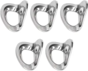 5pcs Climbing Anchor 316 Stainless Steel Climbing Hanger Stainless Steel Climbing Hanger Lightweight and Portable for Rappelling Aerial Work