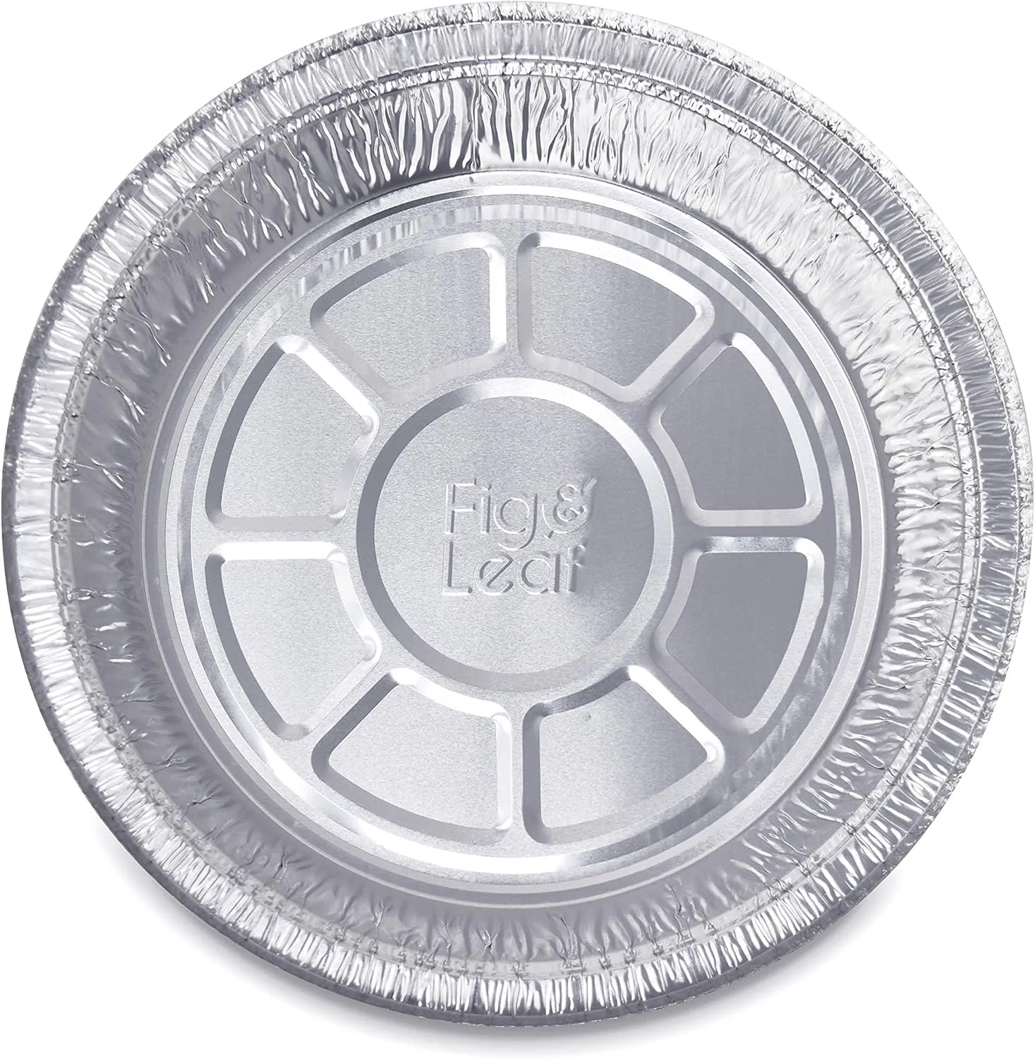 (60 Pack) Premium 7-Inch Round Foil Pans with Plastic Dome Lids l Heavy Duty l Disposable Aluminum Tin for Roasting, Baking, or Cooking
