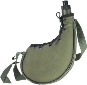 800ml Army Water Bottle with Belt and Cover Camo Water Bottle Outdoor Military Canteen for Camping Hiking Climbing