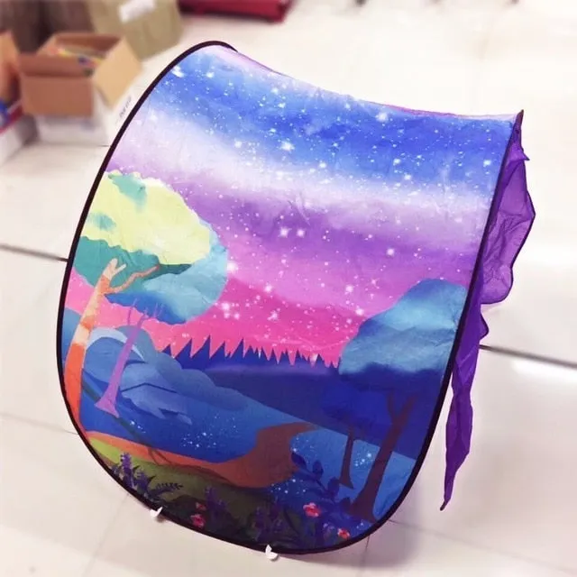 9 Design Glow Innovative Magical Dream Tents with Light  Kid Pop Up Bed Tent Playhouse