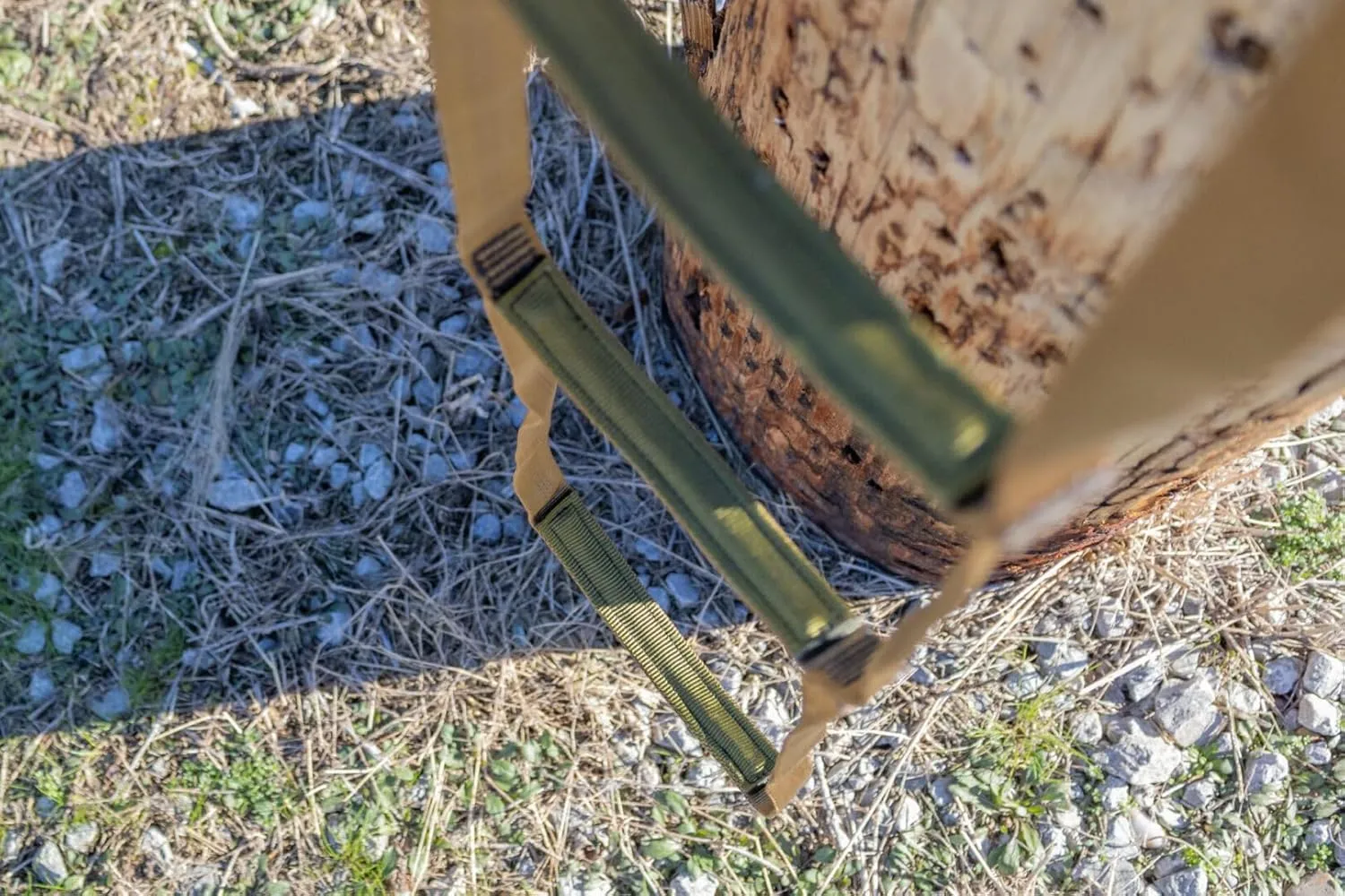 Adjustable Aider - Made in USA, Hunting, Arborist, and Tree Climbing Gear, Coyote