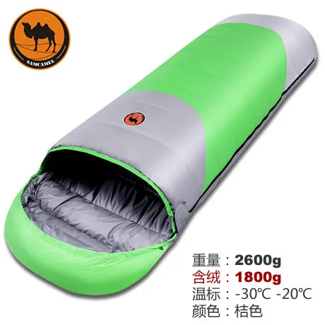 adult have sleeping down outdoor Duck choose 3colors for and use Wholesale pricing filling in 1800g autumn Wi-Fi-enabled camping bag travel winter envelope
