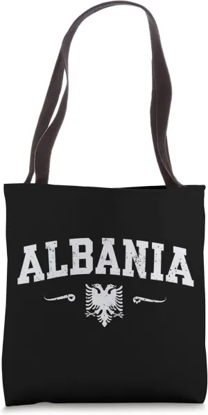 Albania Sport Design with Double Eagle Tote Bag