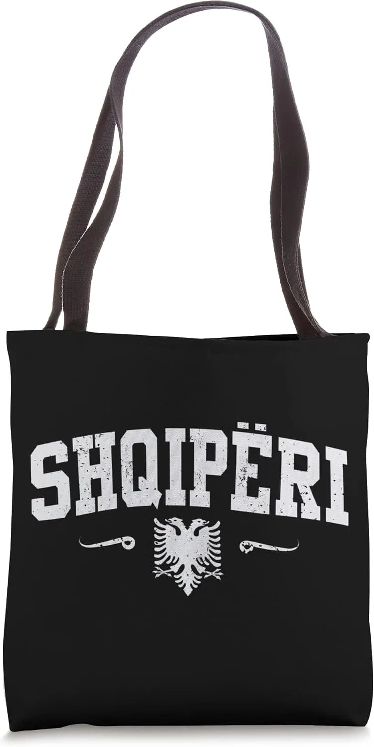 Albania Sport Design with Double Eagle Tote Bag