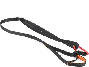 Alomejor Climbing Ascender Strap, Adjustable Mountaineering Ascending Pedal Belt Climbing Foot Loop Ascender for Rock Climbing