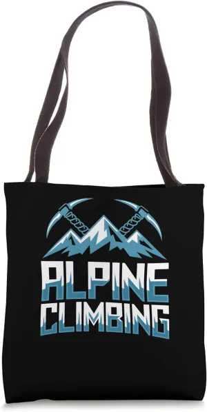 Alpine Climbing Vertical Wilderness Discipline Tote Bag