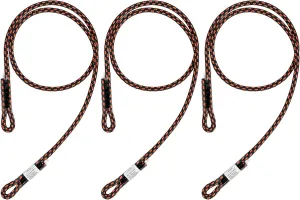 AOLEBA 8MM (5/16") Prusik Cord, Pre-Sewn Eye-to-Eye Prusik Loop, Safety Climbing Aider Gear for Arborist Rescue Mountaineering, Friction Hitch Cord Climbing Sticks for Outdoor 30 Inches