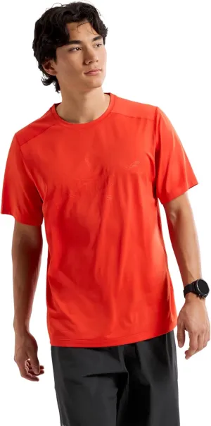 Arc'teryx Cormac Logo Shirt SS Men's | UPF 40  Sweat-Wicking Tee for Climbing - Redesign