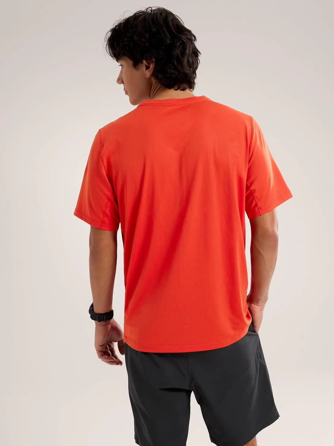 Arc'teryx Cormac Logo Shirt SS Men's | UPF 40  Sweat-Wicking Tee for Climbing - Redesign