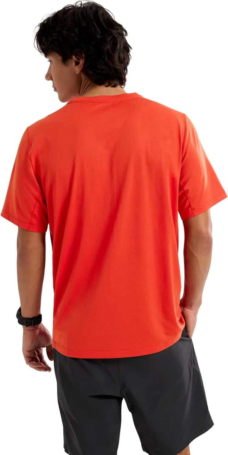 Arc'teryx Cormac Logo Shirt SS Men's | UPF 40  Sweat-Wicking Tee for Climbing - Redesign
