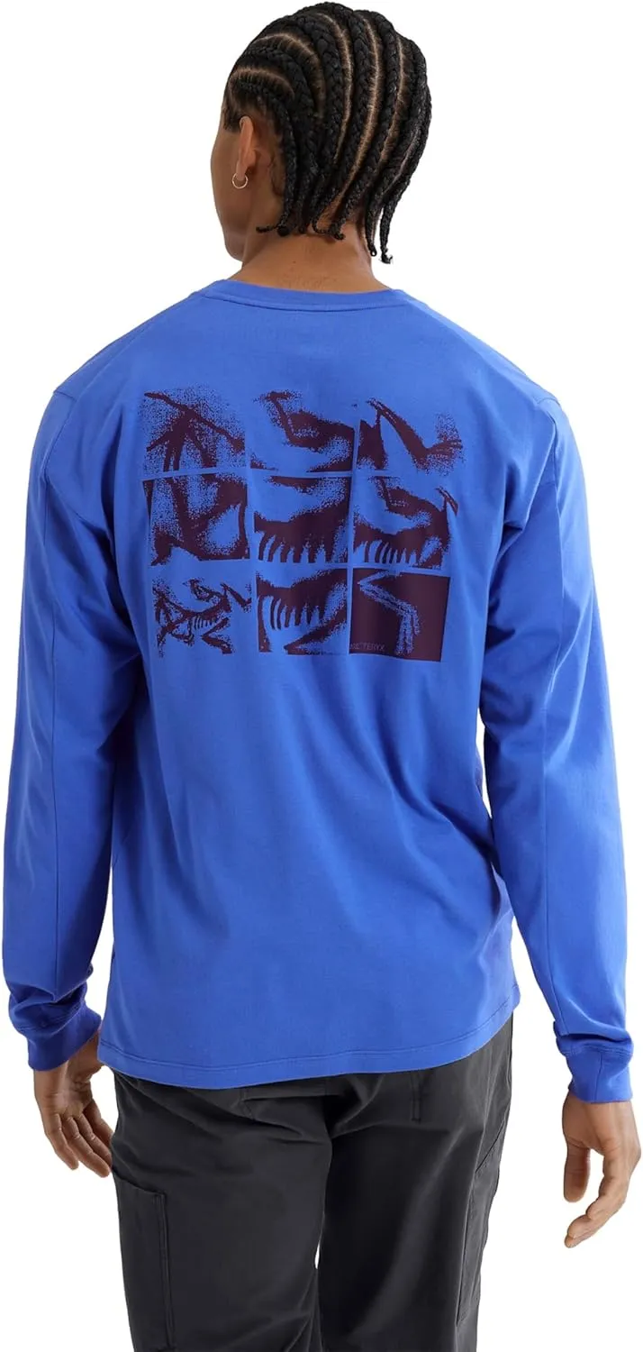 Arc'teryx Kragg SL Cotton Bird Tile Shirt LS Men's | Soft Cotton Climbing Shirt with Tiled Bird Graphic