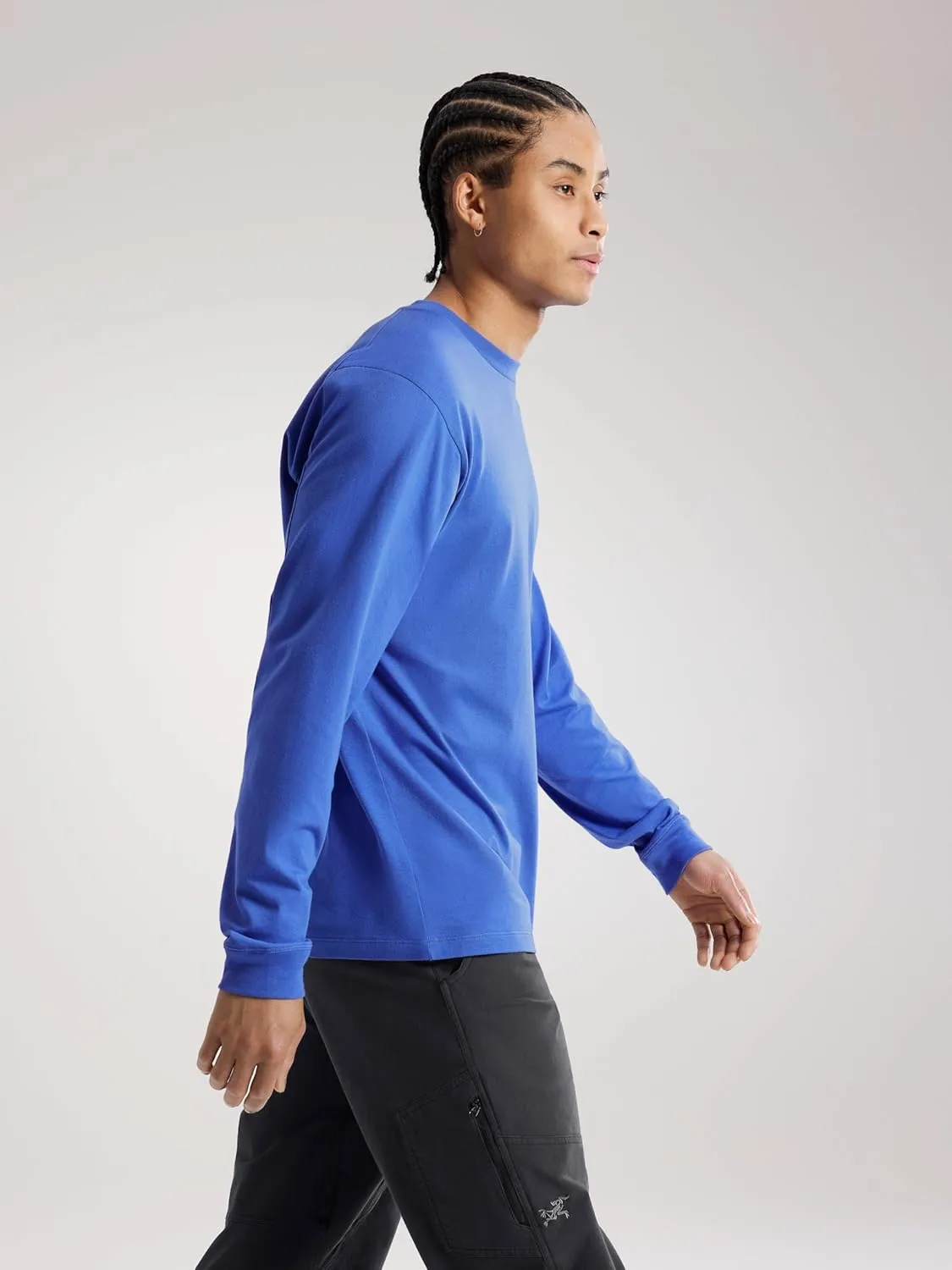 Arc'teryx Kragg SL Cotton Bird Tile Shirt LS Men's | Soft Cotton Climbing Shirt with Tiled Bird Graphic