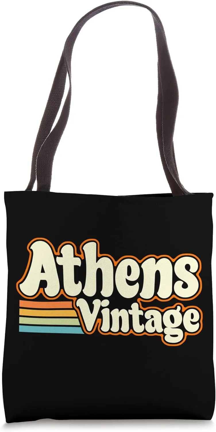 Athens Vintage Tote Bag