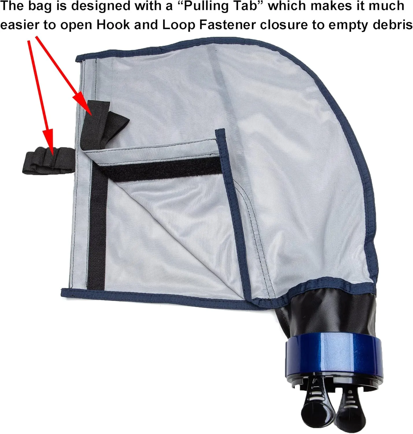 ATIE Innovative Design Pool Cleaner Double Chamber All Purpose SuperBag 39-310 with Hook and Loop Fastener Closure for 3900 Sport and P39 Pool Cleaners SuperBag 39-310 (2 Pack)