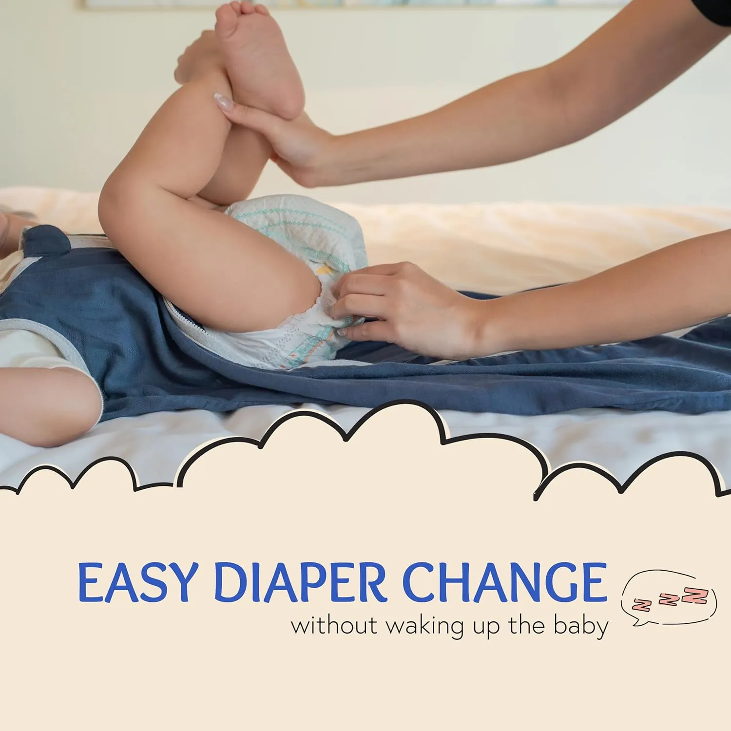 baby deedee Sleep Nest Air TOG 0.5 | 72% Viscose from Bamboo and 28% Cotton Sleep Sack Sleeping Bag - Baby Wearable Blanket