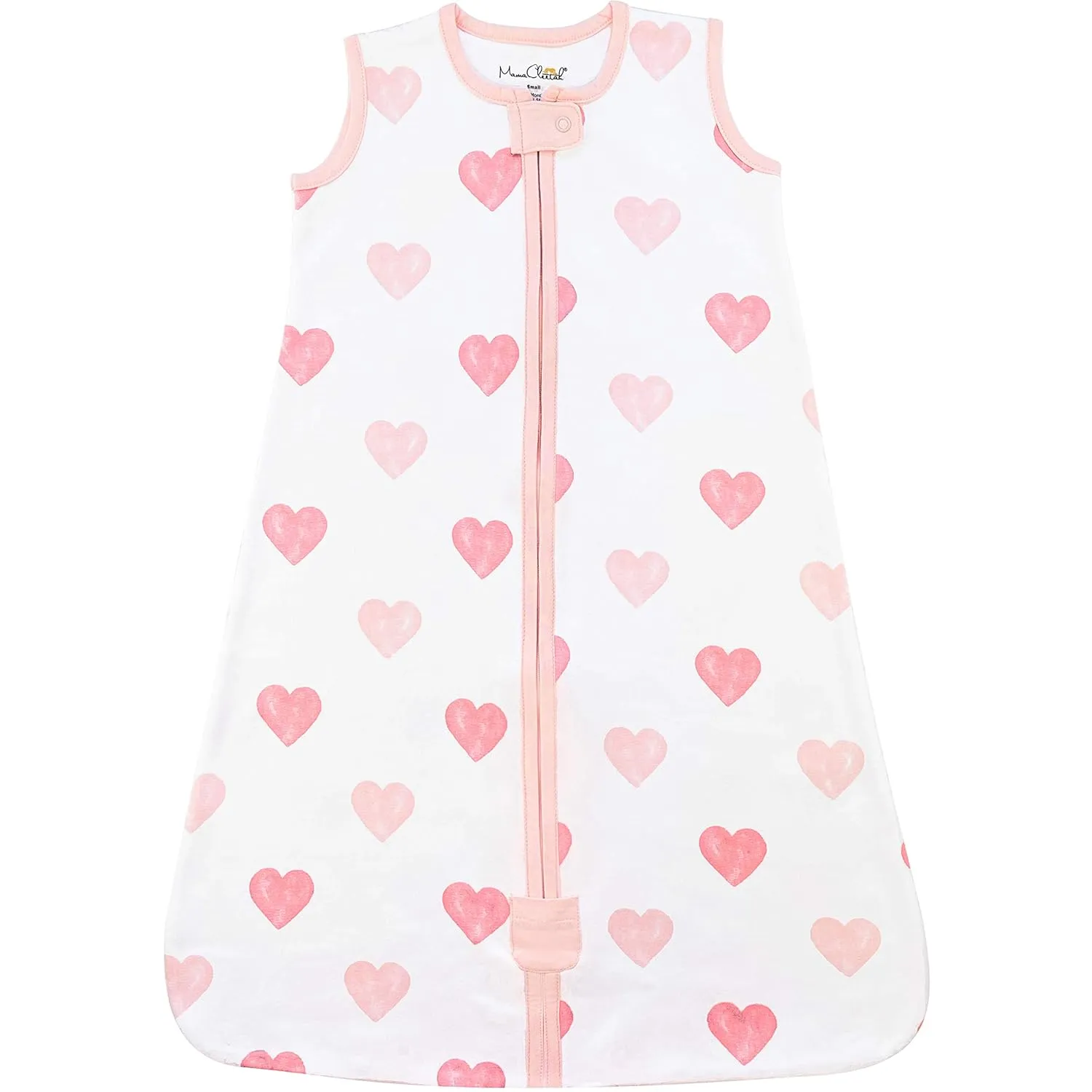Baby Sleep Sack 1.0 TOG, Organic Cotton Baby Wearable Blanket with Two-Way Zipper, Swaddle Transition Baby Sleeping Bag, All-Season Sleep Sack for Newborn Infant Toddler Boy Girl