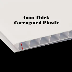 BAG STORAGE Up Arrow White Red Black 1 Double Sided 18x24 in Yard Road Sign w/stand