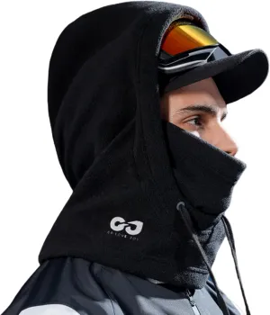 Balaclava Fleece Ski Mask for Men Women Winter Face Masks Windproof Hooded Scarf Cold Weather Hat Neck Warmer