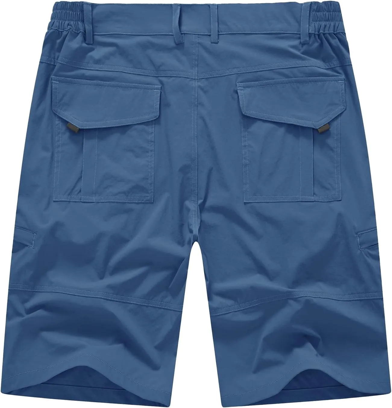 BASUDAM Men's Cargo Hiking Shorts Stretch Quick Dry Lightweight Work Shorts 6 Pockets for Camping Travel