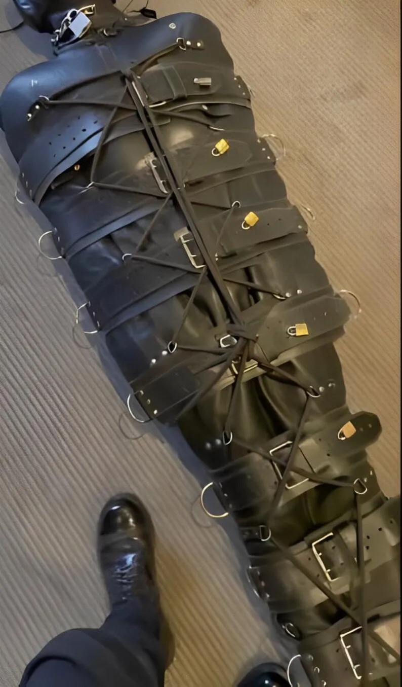 BDSM Mummy Bag | Leather Bondage Mummy Sleeping Bag