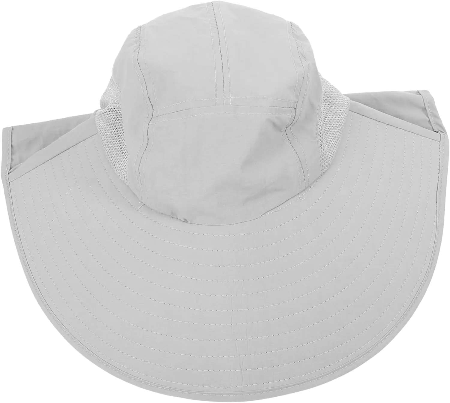 Beach Hat Wide Brim Visor Portable Fishing Cap with Mesh Design for Sun Protection for Outdoor Sports