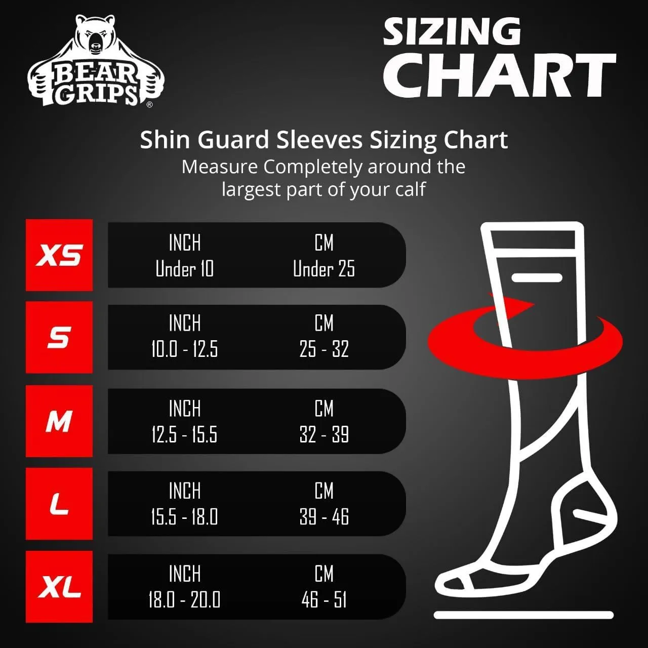Bear Grips Deadlift Shin Guards - Breathable Gym Equipment Rope Climbing Shin Guard for Men and Women - Injury Prevention Calf Support Shin Guard Sleeves for Ultimate Shin Protection