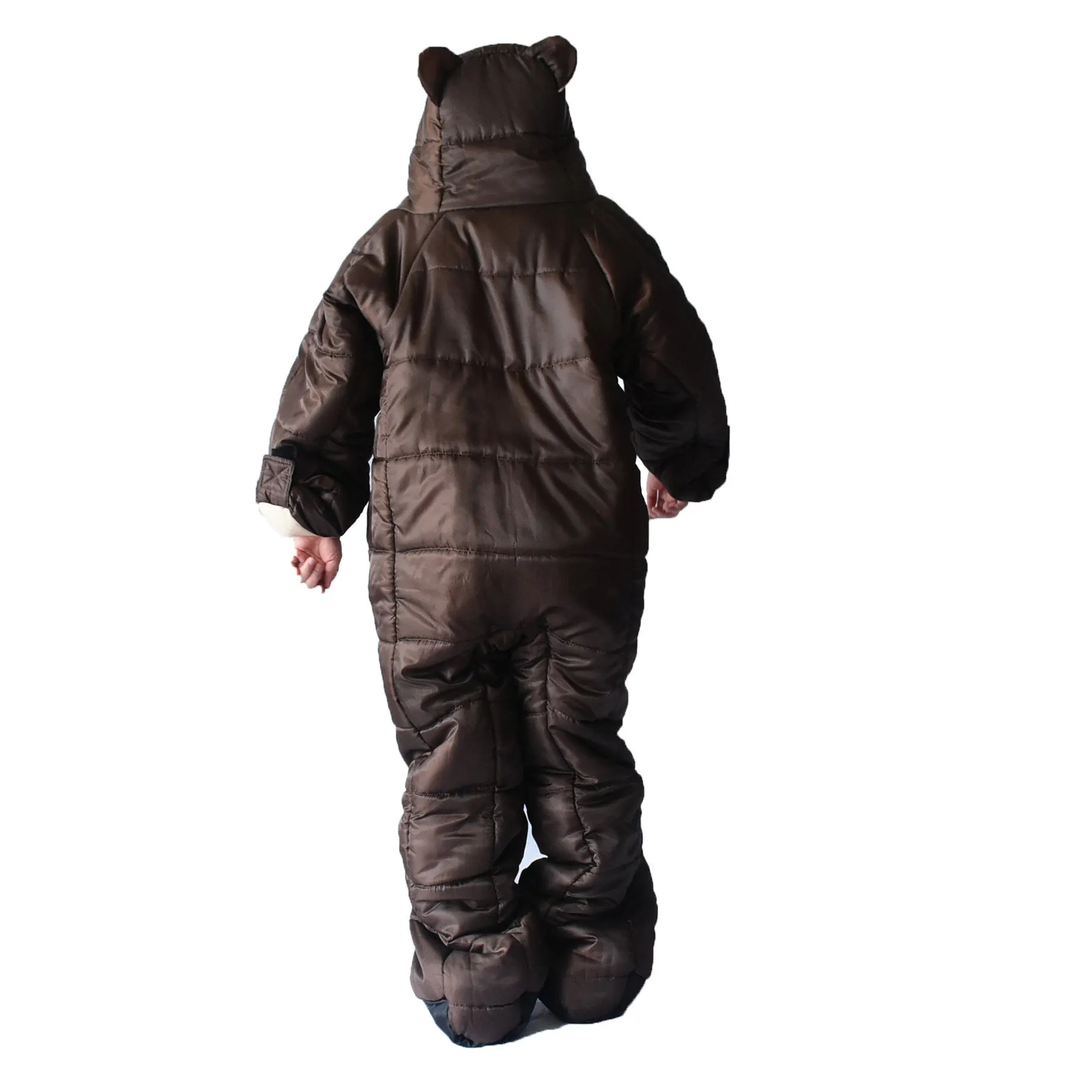 Bear Shaped Brown Kumano Human Body Mummy Sleeping Bag
