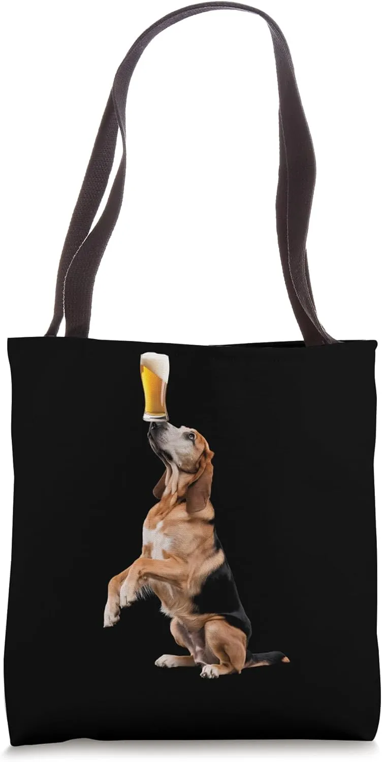 Beer Bloodhound Tote Bag