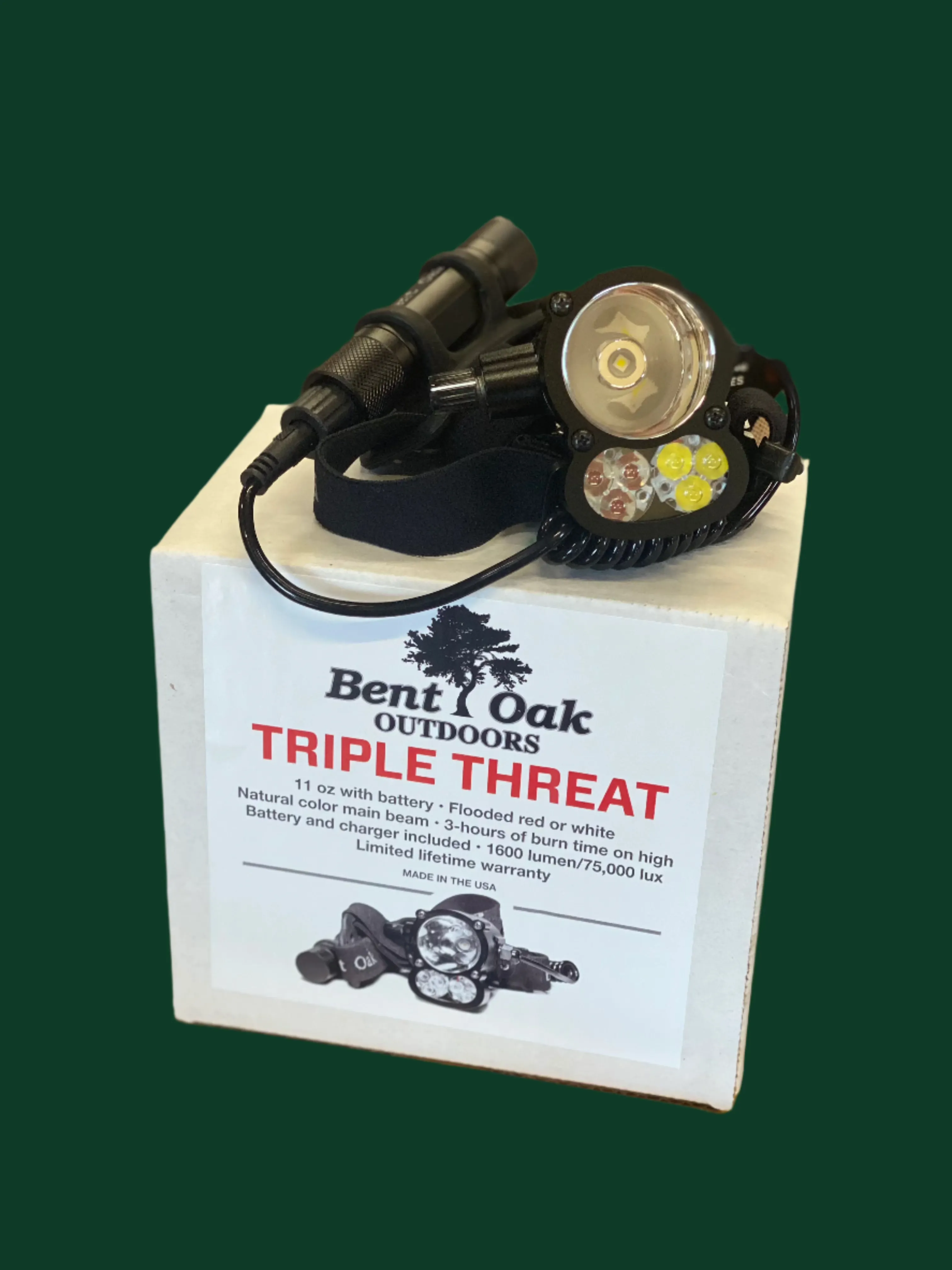 Bent Oak Outdoors Triple Threat Headlamp