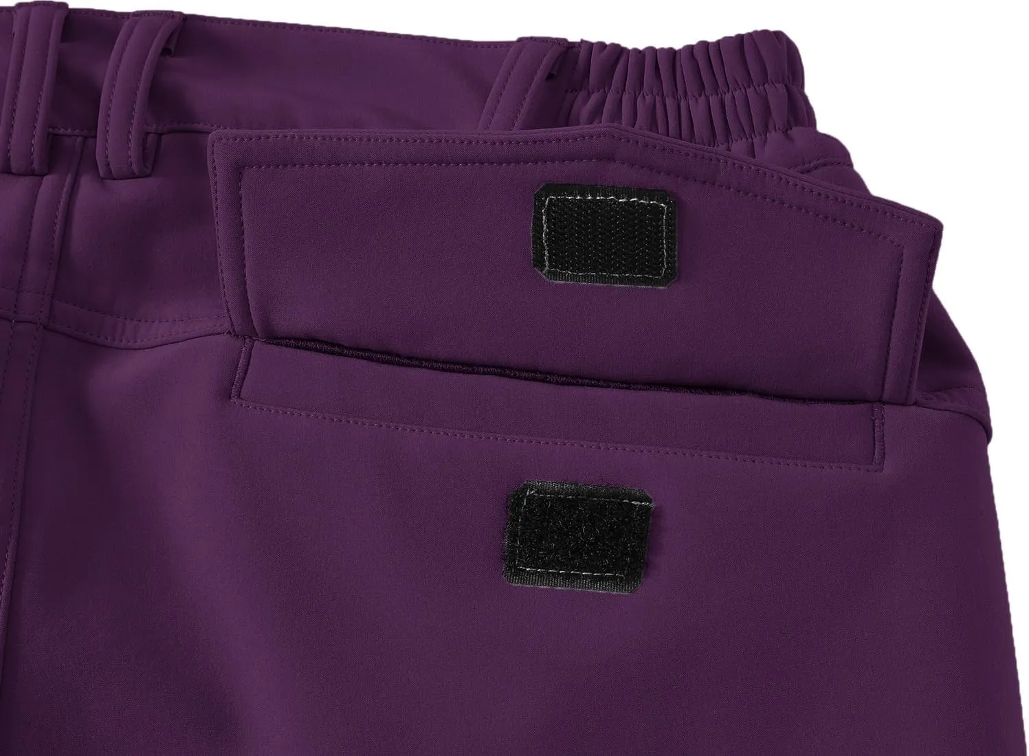 BGOWATU Women's Winter Hiking Pants Fleece Lined Waterproof Windproof Snow Insulated Pants with 6 Pockets