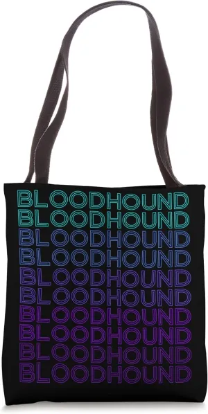 Bloodhound Dog Retro Tote Bag